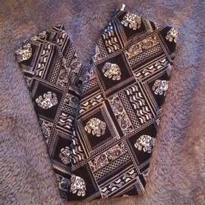 Pink republic elephant leggings